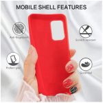 Hoesje geschikt voor Samsung Galaxy A01 Siliconen hoesje - Lila