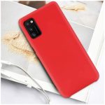 Hoesje geschikt voor Samsung Galaxy A01 Siliconen hoesje - Lila