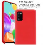 Hoesje geschikt voor Samsung Galaxy A01 Siliconen hoesje - Lila