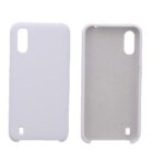 Hoesje geschikt voor Samsung Galaxy A01 siliconen hoesje - Wit