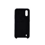 Hoesje geschikt voor Samsung Galaxy A01 siliconen hoesje - Zwart