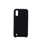 Hoesje geschikt voor Samsung Galaxy A01 siliconen hoesje - Zwart