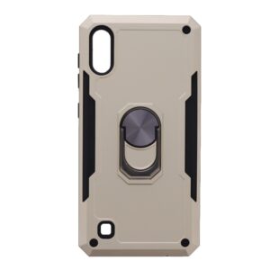 Hoesje geschikt voor Samsung Galaxy A10 Hoesje - Anti-Shock Hybrid Ring Armor goud