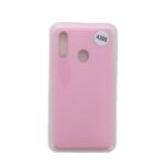 Hoesje geschikt voor Samsung Galaxy A20s siliconen hoesje - Licht roze