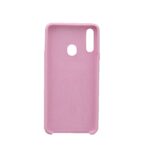 Hoesje geschikt voor Samsung Galaxy A20s siliconen hoesje - Licht roze