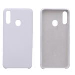 Hoesje geschikt voor Samsung Galaxy A20s siliconen hoesje - Wit