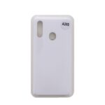 Hoesje geschikt voor Samsung Galaxy A20s siliconen hoesje - Wit