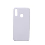 Hoesje geschikt voor Samsung Galaxy A20s siliconen hoesje - Wit