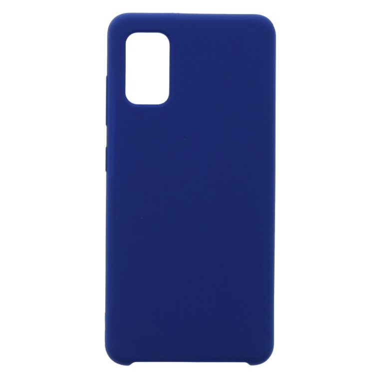 Hoesje geschikt voor Samsung Galaxy A41 siliconen hoesje - Blauw