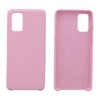 Hoesje geschikt voor Samsung Galaxy A41 siliconen hoesje - licht roze