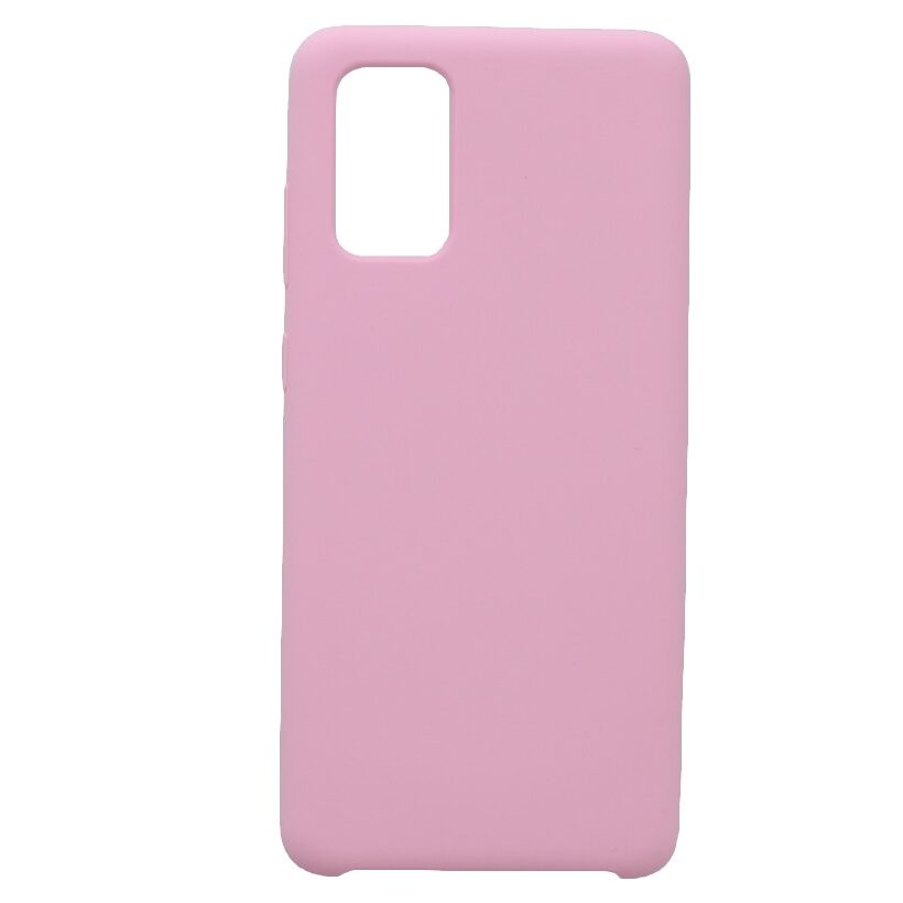 Hoesje geschikt voor Samsung Galaxy A41 siliconen hoesje - licht roze