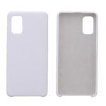 Hoesje geschikt voor Samsung Galaxy A41 siliconen hoesje - Wit