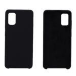 Hoesje geschikt voor Samsung Galaxy A41 siliconen hoesje - Zwart