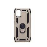 Hoesje geschikt voor Samsung Galaxy A51 Hoesje - Anti-Shock Hybrid Ring Armor Goud