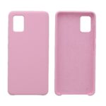 Hoesje geschikt voor Samsung Galaxy A51 siliconen hoesje - licht roze