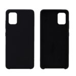 Hoesje geschikt voor Samsung Galaxy A51 siliconen hoesje - Zwart