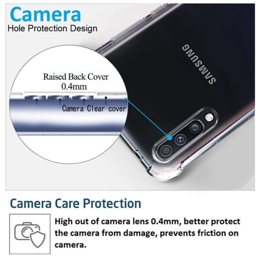 Wantrouwen Mos Spin Hoesje geschikt voor Samsung Galaxy A70 Hoesje Transparant - Siliconen Case  - All4Gadgets