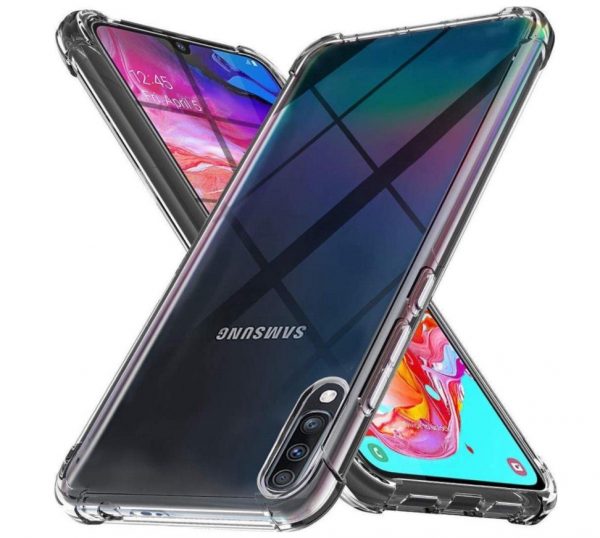 Hoesje geschikt voor Samsung Galaxy A70 Hoesje Transparant - Siliconen Case