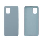 Hoesje geschikt voor Samsung Galaxy A71 siliconen hoesje - Cyaan blauw