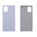 Hoesje geschikt voor Samsung Galaxy A71 siliconen hoesje - Wit