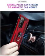 Hoesje geschikt voor Samsung Galaxy S20 Plus Hoesje - Anti-Shock Hybrid Ring Armor Goud