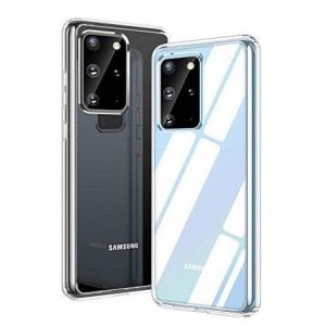 Hoesje geschikt voor Samsung Galaxy S20 Plus Hoesje Transparant - Siliconen Case