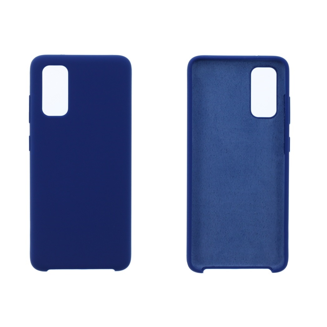 Hoesje geschikt voor Samsung Galaxy S20 Plus siliconen hoesje - Blauw