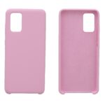 Hoesje geschikt voor Samsung Galaxy S20 Plus siliconen hoesje - Licht roze