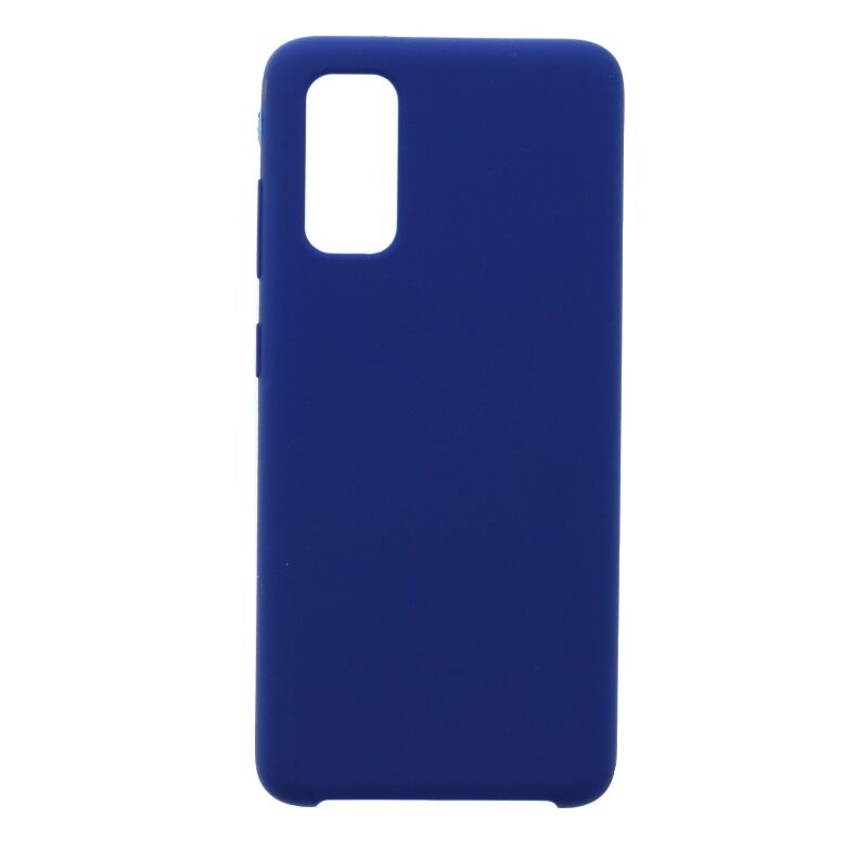 Hoesje geschikt voor Samsung Galaxy S20 siliconen hoesje - Blauw