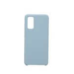 Hoesje geschikt voor Samsung Galaxy S20 siliconen hoesje - Cyaan blauw