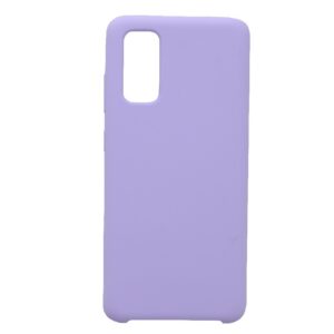 Hoesje geschikt voor Samsung Galaxy S20 siliconen hoesje - Lila