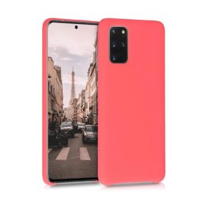 Hoesje geschikt voor Samsung Galaxy S20 siliconen hoesje - Rood