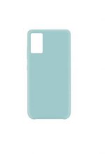 Hoesje geschikt voor Samsung Galaxy S20 Ultra siliconen hoesje - Cyaan blauw