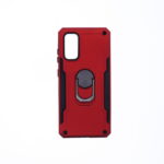 Hoesje geschikt voor Samsung Galaxy S20FE Hoesje - Anti-Shock Hybrid Ring Armor Rood