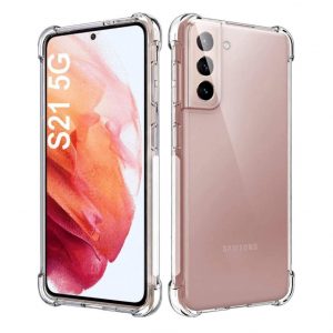 Hoesje geschikt voor Samsung Galaxy S21 Anti-Shock transparant hoesje silicone