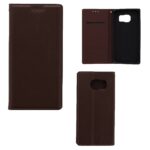 Hoesje geschikt voor Samsung Galaxy S7 Edge - Bookcase Bruin - portemonee hoesje