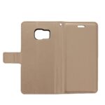 Hoesje geschikt voor Samsung Galaxy S7 Edge - Bookcase Goud - portemonee hoesje