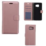 Hoesje geschikt voor Samsung Galaxy S7 Edge - Bookcase Rosegoud - portemonee hoesje