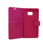 Hoesje geschikt voor Samsung Galaxy S7 Edge - Bookcase Roze- portemonee hoesje