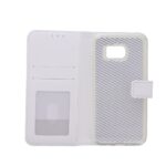 Hoesje geschikt voor Samsung Galaxy S7 Edge - Bookcase Wit - portemonee hoesje