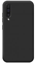 Hoesje geschikt voor Siliconen hoesje voor Samsung Galaxy A50 - Zwart