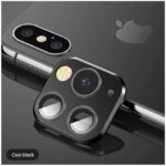 LuxeBass Lens Cover geschikt voor iPhone 11 Camera Lens Glass Protector - Zwart