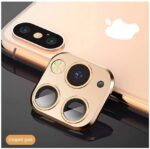 LuxeBass Lens Cover geschikt voor iPhone 11 Pro Max Camera Lens Glass Protector - Goud