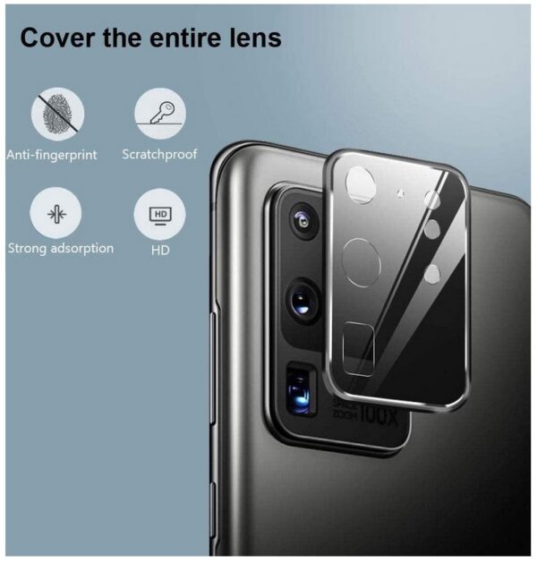 Screenprotector Camera Lens geschikt voor Samsung Galaxy S20 [ 2 Pack ]