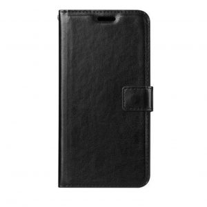 Hoesje geschikt voor Samsung Galaxy S7 Edge - Bookcase Zwart - portemonee hoesje