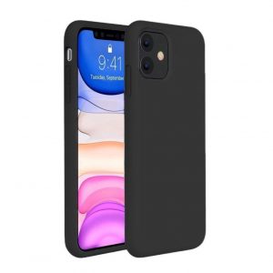 Siliconen hoesje Hoesje geschikt voor iPhone 11 - zwart