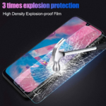LuxeBass Hoesje geschikt voor Huawei P Smart 2020 hoesje book case + 2 stuks Glas Screenprotector turquoise