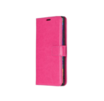 LuxeBass Hoesje geschikt voor Huawei Mate 30 Pro hoesje book case + 2x Glas Screenprotector roze