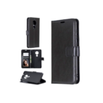 LuxeBass hoesje geschikt voor Nokia 5.3 hoesje book case + 2 stuks Glas Screenprotector zwart