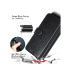 LuxeBass hoesje geschikt voor Samsung Galaxy A20E hoesje book case + 2 stuks Glas Screenprotector rood